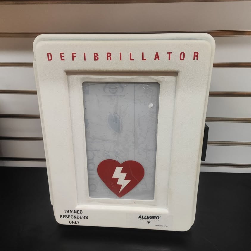 Allegro Industries Caja de pared de desfibrilador de plástico