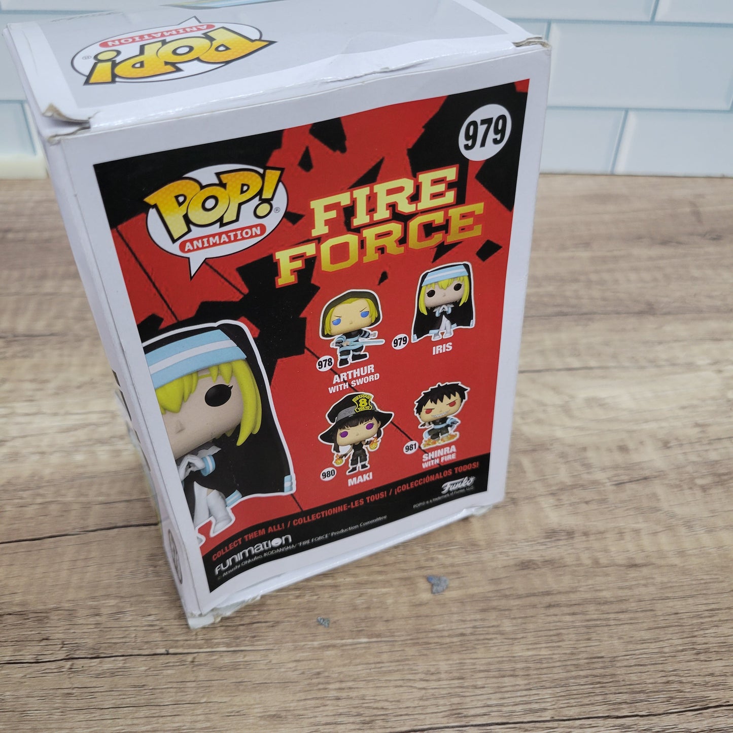 Figura de vinilo 979 FUNKO POP anime Fire Force IRIS