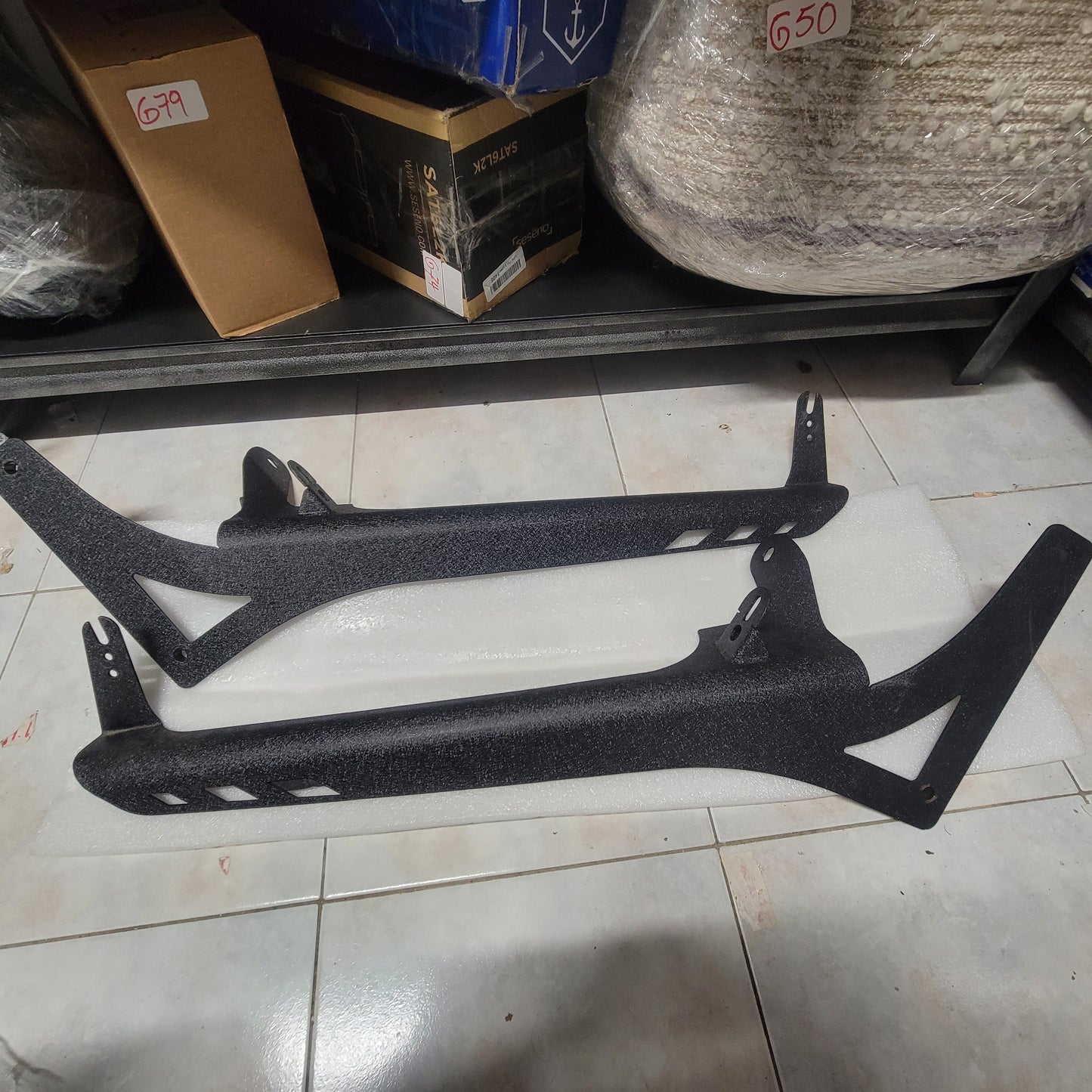 AUXMART Soportes de montaje para parabrisas de barra de luz ...