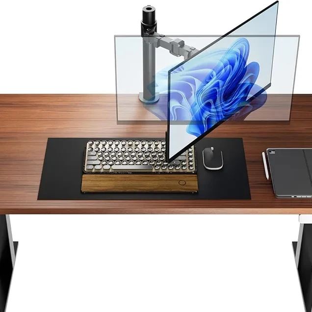 Amazon Basics Soporte para monitor de computadora individual, altura a...