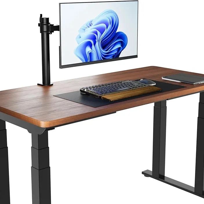 Amazon Basics Soporte para monitor de computadora individual, altura a...