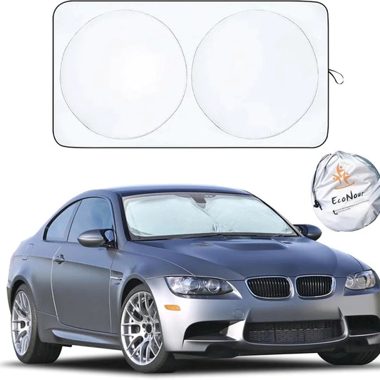 EcoNour - Parasol reflector para parabrisas de automóvil, protección p...