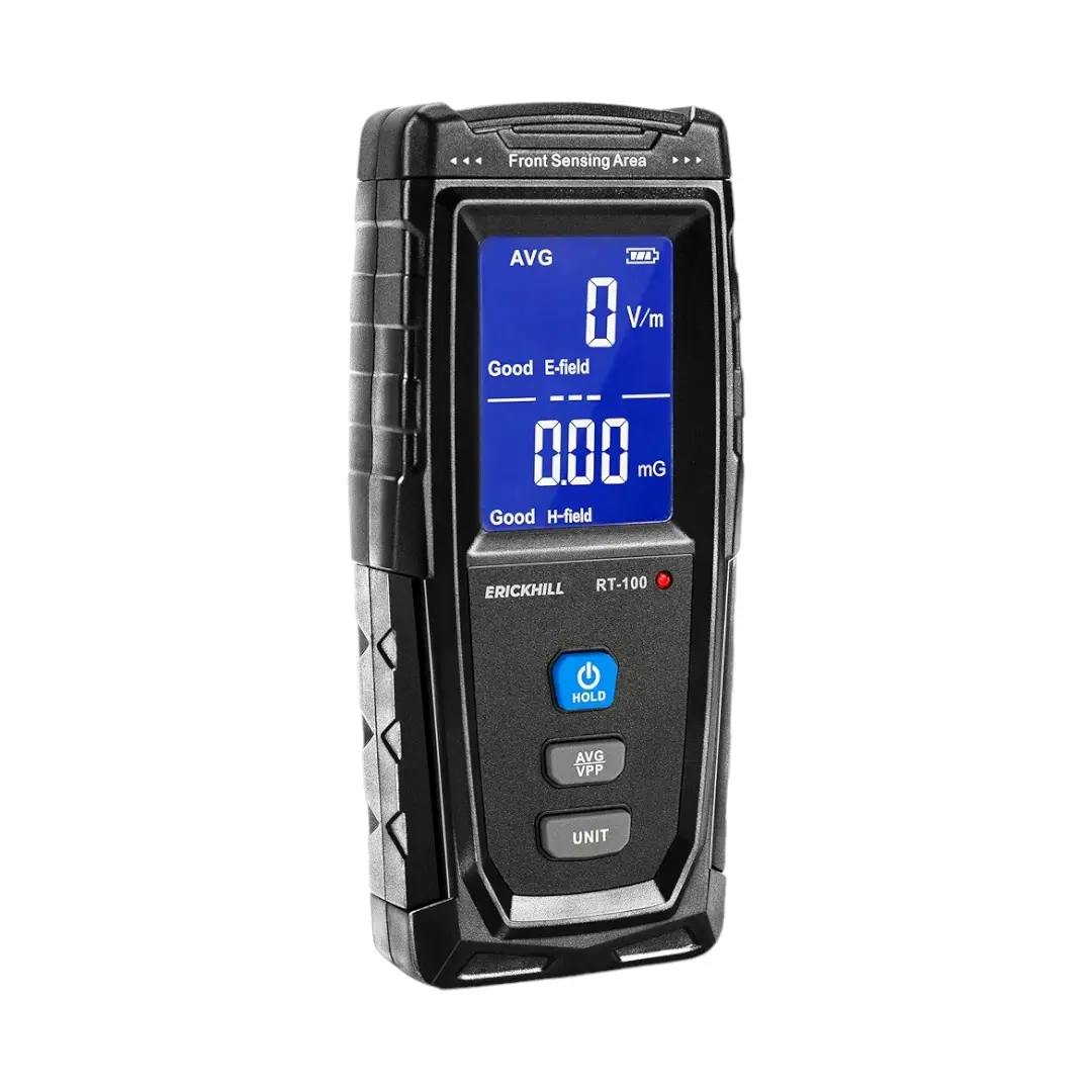 ERICKHILL Medidor EMF de micro USB, detector de radiación digital de c...