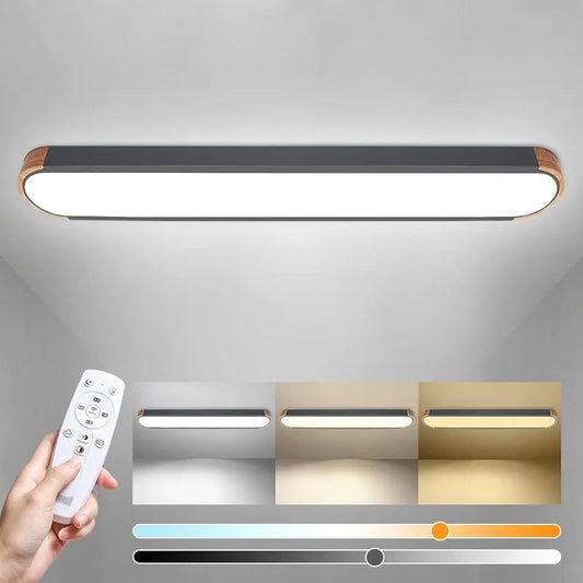 EDISLIVE Lámpara de techo LED regulable con control remoto de 37.4 pul...