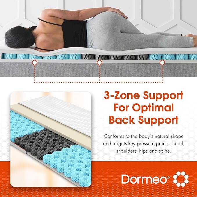Dormeo - Cubrecolchón tamaño matrimonial, tecnología Octaspring, refre...