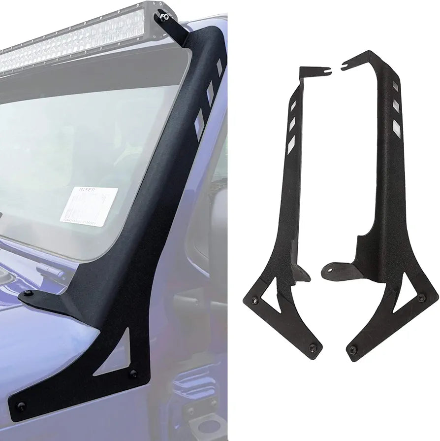 AUXMART Soportes de montaje para parabrisas de barra de luz ...