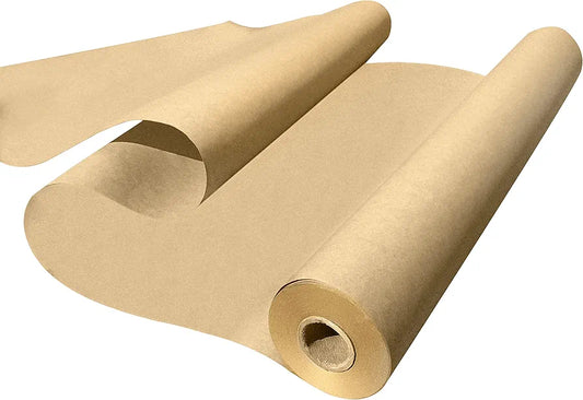 Rollo jumbo de papel kraft marrón fabricado en Estados Unido...