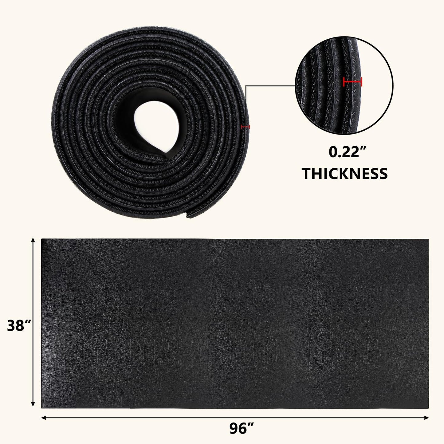 Tapete de cinta HomGarden de 8x3 pies para gimnasio en casa...