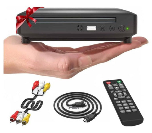 Ceihoit Mini reproductor de DVD HD, reproductores de CD para el hogar,...