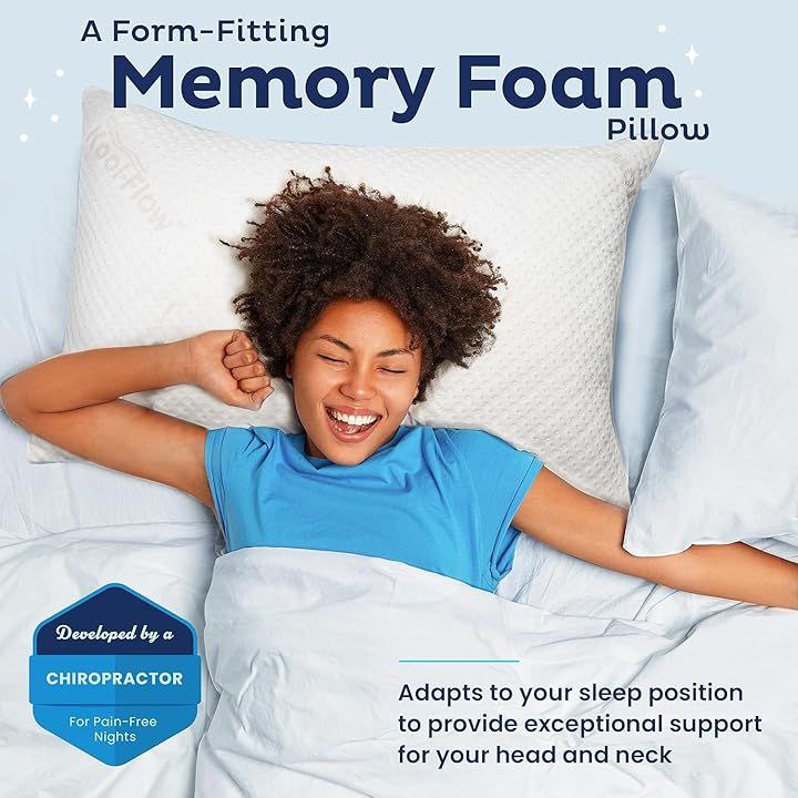 Almohada de espuma viscoelástica triturada Snuggle-Pedic
