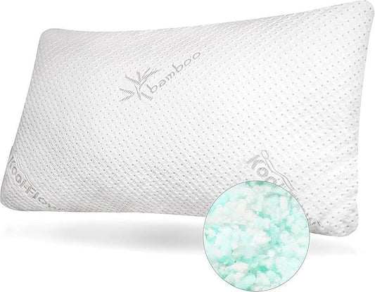 Almohada de espuma viscoelástica triturada Snuggle-Pedic