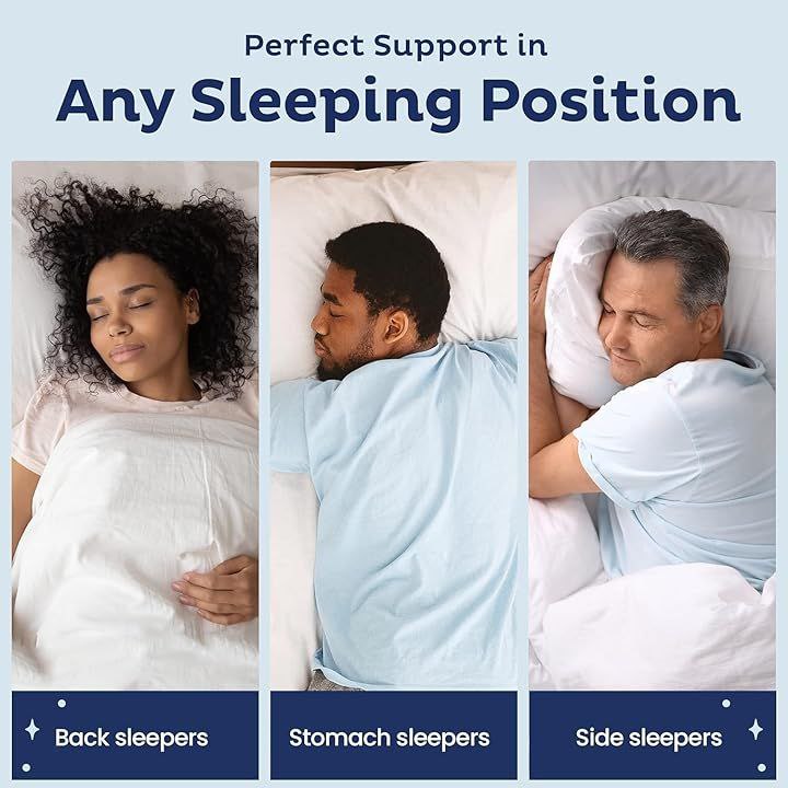 Almohada de espuma viscoelástica triturada Snuggle-Pedic