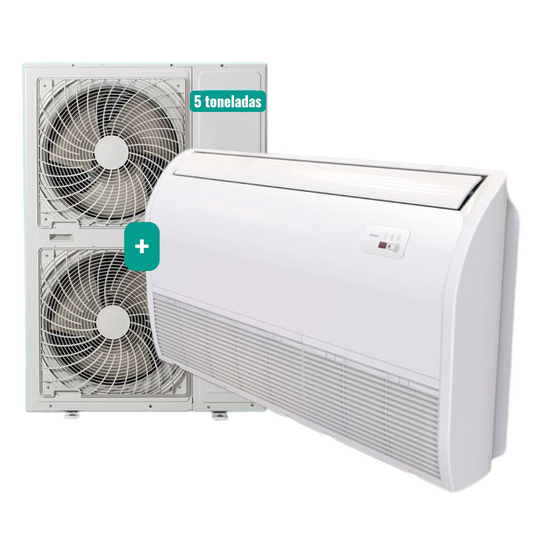 Aire split piso techo de 5 ton + condensadora Hisense