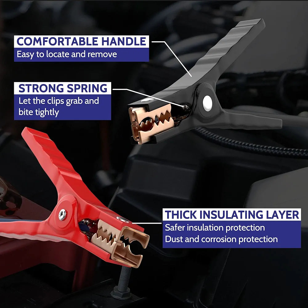 Performance Tool W1673 - Cables de puente para todo tipo de clima, calibre 4, 500A...