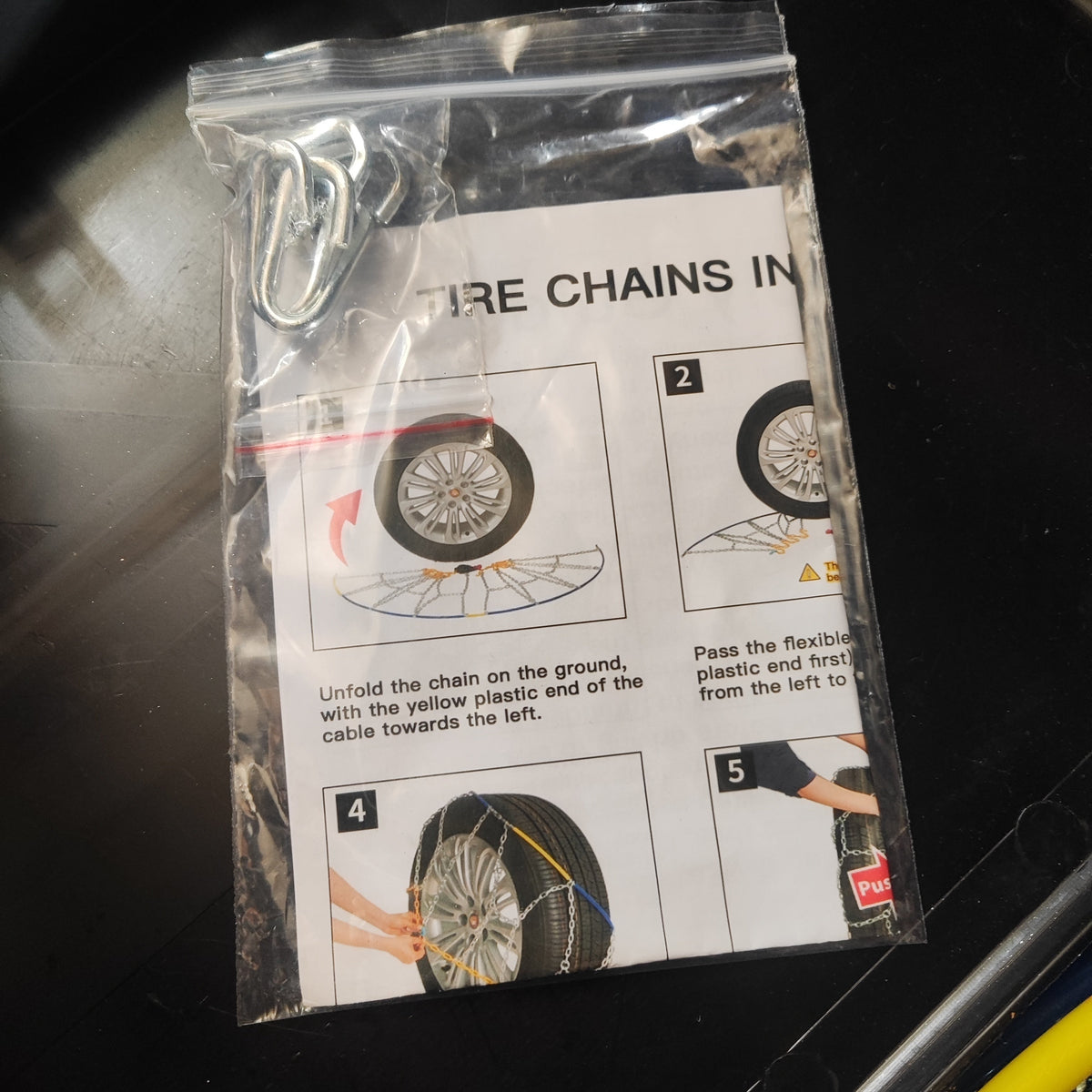 Snow-Chains - Cadena de tracción de neumáticos de 1 minuto de ajuste r...